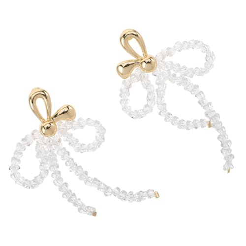 BESTYASH Beaded Bowknot Drop Earrings Damen Vintage Glasperlen Ohrhänger Leicht Elegant Retro Schmuck für Alltag und Festliche Anlässe BESTYASH Beaded Bowknot Drop Earrings Damen Vintage Glasperlen Ohrhänger Leicht Elegant Retro Schmuck für Alltag und Festliche Anlässe von BESTYASH
