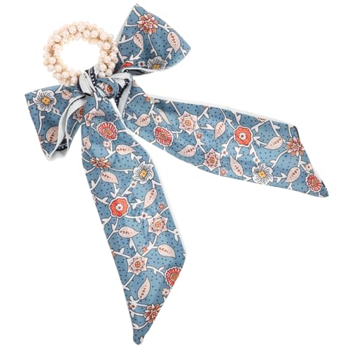 BESTYASH Blumen Haargummi Für Frauen Mädchen Retro Floral Haarband Elastische Blume Haarschmuck Weiches Haarreif Schickes Haar Accessoire Haargirlanden von BESTYASH