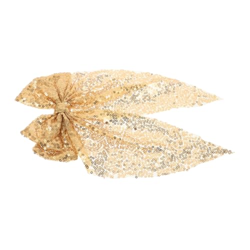 BESTYASH Große Haarspange Mit Paillettenschleife Für Damen Funkelndes Glitzer-haar-accessoire Übergroße Haarnadel Mit Schleife Für Teenager Dekorative Kopfbedeckung Für Baby-mädchen-partys von BESTYASH