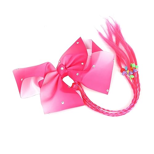 BESTYASH Kids Bowknot Haarband Bunte Regenbogen-haarreifen Kreative Haarschmuck Für Mädchen Für Alltag Und Besondere Anlässe Langlebig Und Stylisch Fake Braid Hair Tie von BESTYASH