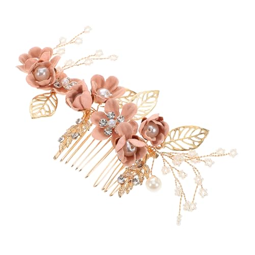 BESTYASH Eleganter Blumenhaarkamm Für Bräute Haarschmuck Für Hochzeiten Und Besondere Anlässe Vielseitig Einsetzbar Für Verschiedene Frisuren Und Outfits von BESTYASH