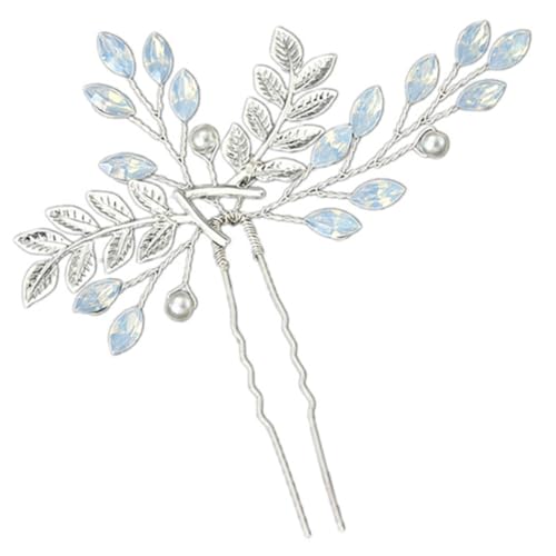 BESTYASH Braut Haarnadel mit Strasssteinen Metallhaarspange für Damen für Hochzeiten Vintage Style Leicht und Stabil für Verschiedene Frisuren von BESTYASH