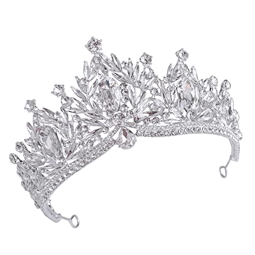 BESTYASH Brautkrone Strass Für Damen Hochzeit Geburtstag Abschlussball Mädchen-tiara Diademe Haarschmuck von BESTYASH