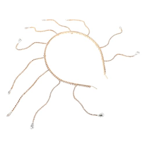 BESTYASH Brautstirnband Mit Strasssteinen Stilvoller Kopfschmuck Für Hochzeit Vielseitig Als Stirnband Oder Kette Tragbar Passt Zu Verschiedenen Frisuren Und Brautoutfits von BESTYASH