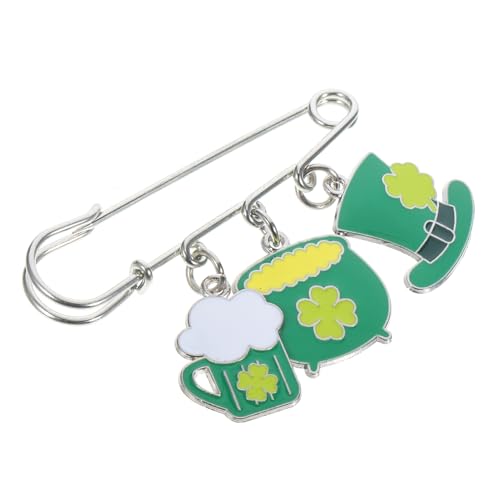 BESTYASH Kleeblatt Brosche Für Patrick's Day Elegante Anstecknadel Aus Langlebigem Legierungsmaterial Für Kleidung Und Taschen Vielseitiges Accessoire Für Besondere Anlässe Und von BESTYASH