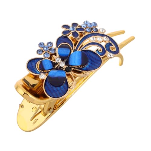 BESTYASH Butterfly Flower Haarklammern Mit Strasssteinen Stilvolle Frühlings-haarspangen Für Damen Und Mädchen Zuverlässiger Halt Modisches Design Schmetterling von BESTYASH