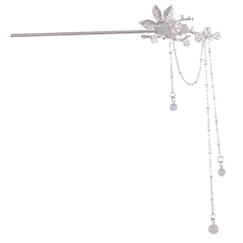 BESTYASH Chinesische Haarstäbe Mit Quaste Für Frauen Haarnadel Im Vintage Stil Blumenhaarstab Aus Metall Haarschmuck Für Hochzeiten Und Partys Leichte Und Kompakte Haaraccessoires Für von BESTYASH