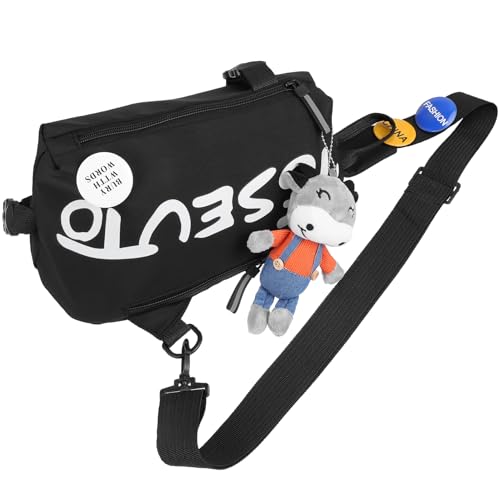 BESTYASH Brusttasche Für Männer Umhängetasche Aus Nylon Mit Reißverschlüssen Für Sport Und Outdoor-aktivitäten Leicht Und Komfortabel Zu Tragen von BESTYASH