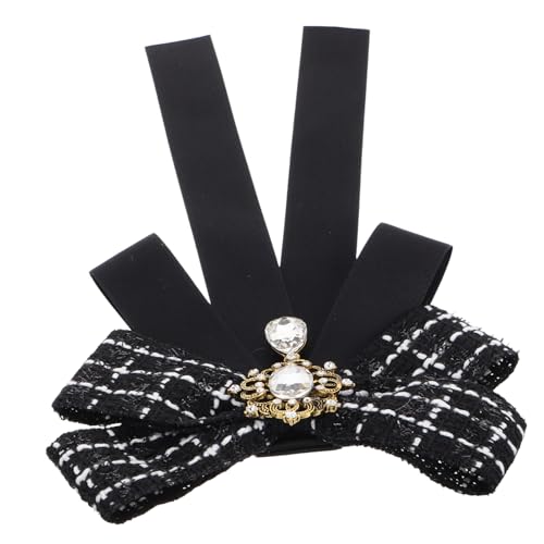 BESTYASH Damen Brosche Mit Schleife Und Strass Modisches Accessoire Für Hemdkragen Für Festliche Anlässe Hochzeiten Und Partys von BESTYASH