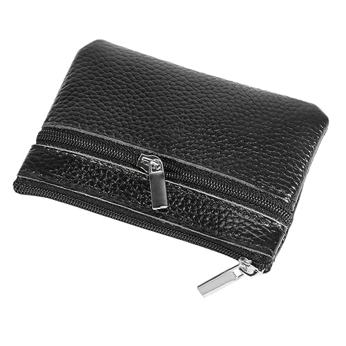 BESTYASH Damen Geldbörse Mini Portemonnaie mit Reißverschluss Leichte Pu Optik Münztasche Praktisches Täschchen für Schlüssel und Karten Modische Kleine Geldbeutel Tasche für Alltag und von BESTYASH