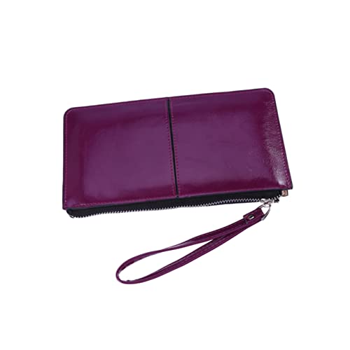 BESTYASH Damen Geldbörse Portemonnaie Reißverschluss Schnalle Clutch Geldbörsen für Damen mit Hoher Kapazität Umschlagtasche Leder von BESTYASH