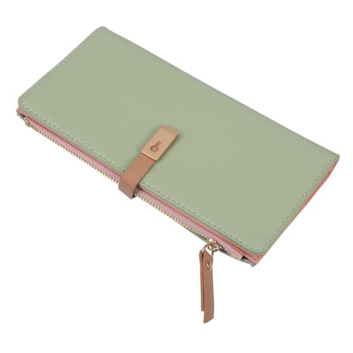 BESTYASH Damen Lange Pu Leder Geldbörse Clutch Tasche Mit Reißverschluss Für Karten Und Münzen Geeignet Für Party Shopping Und Reisen Sanftem von BESTYASH