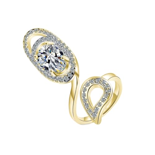 BESTYASH Damen Nagelring Offener Ring Fingernagel Form Modischer Ring für Cosplay und Partys BESTYASH Damen Nagelring Offener Ring Fingernagel Form Modischer Ring für Cosplay und Partys von BESTYASH