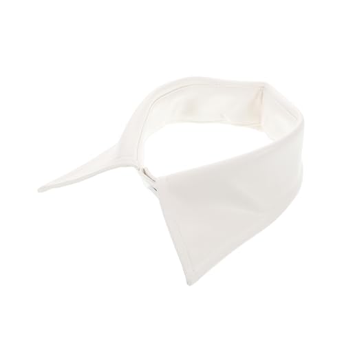 BESTYASH Damenbluse Aus Pu Leder Mit Kunstkragen Abnehmbarer Kunstkragen Für Hemden Pullover Und Kleider Leicht Zu Reinigen Und Mit Verschiedenen Outfits Kombinierbar von BESTYASH