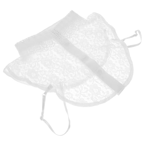BESTYASH Damen Fake Kragen Aus Spitze Abnehmbarer Blusenkragen Modischer Falscher Hemdkragen Eleganter Kragen Für Herbst Und Sommersaison Für Vielseitige Outfits von BESTYASH