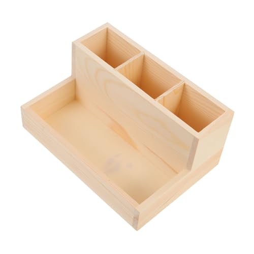 BESTYASH Desktop Nagelkunst Aufbewahrungsbox aus Holz Praktischer Organizer für Nagelwerkzeuge und für Schlafzimmer Büro und Kosmetikartikel Robust Geruchlos und Langlebig Halten Sie Ihre von BESTYASH