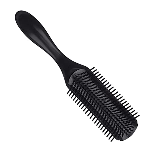 BESTYASH Detangling Brush Für Lockiges Haar Reihige Stylingbürste Für Männer Und Frauen Reisefreundlicher Kamm Zur Vermeidung Von Haarschäden Und Statischer Aufladung Schwarze von BESTYASH