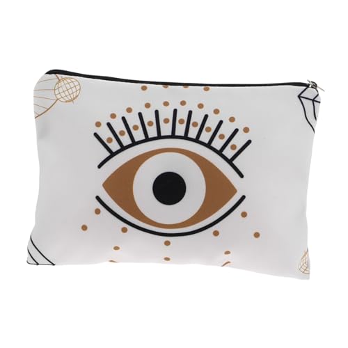 BESTYASH Devil Eyes Kosmetiktasche Machen Make-up-Reisetasche Kosmetiktaschen für Damen Schminktasche klein Reise-Kulturbeutel für Damen ästhetische Schminktasche Fall TPU von BESTYASH