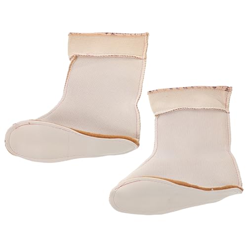 BESTYASH Dicke Fleece Bootliner für Damen Warme Atmungsaktive Regenstiefel Einlegesocken Lang für Kalte Bedingungen Outdoor Wandern Radfahren Winter Skischuh Zusatzwärmer von BESTYASH