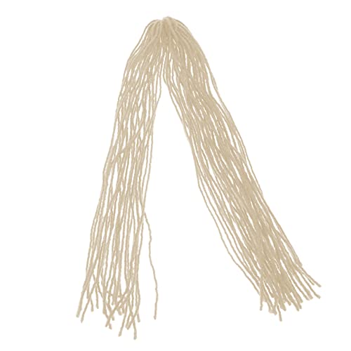 BESTYASH Dreadlock Extensions Für Männer Und Frauen Leichte Gewebte Synthetik-dreads Modische Haarverlängerung Im Hip-hop-stil Einfach Anzubringen Komfortabel Und Realistisch Aussehend Crem von BESTYASH