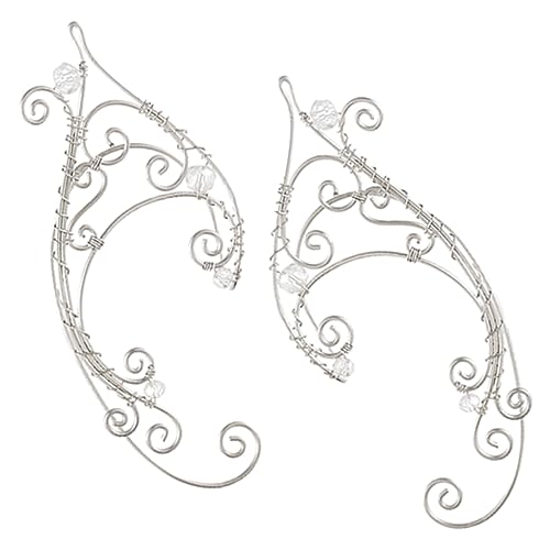 BESTYASH Ear Damen Ohrschmuck Ohrlöcher Ohrclips Elfenohren Design Fairy Ohrklemme Leicht Tragbar Für Partys Hochzeit Cosplay BESTYASH Ear Damen Ohrschmuck Ohrlöcher Ohrclips Elfenohren Design Fairy Ohrklemme Leicht Tragbar Für Partys Hochzeit Cosplay von BESTYASH