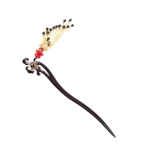 BESTYASH Ebenholz Haarnadel Haarnadeln Haarstab Haarschmuck Haarstäbchen Haartopper Haargabel Zarter Kopfschmuck Cosplay Kopfschmuck Mädchen Haarnadel Holz Haarstäbchen Haarspange von BESTYASH