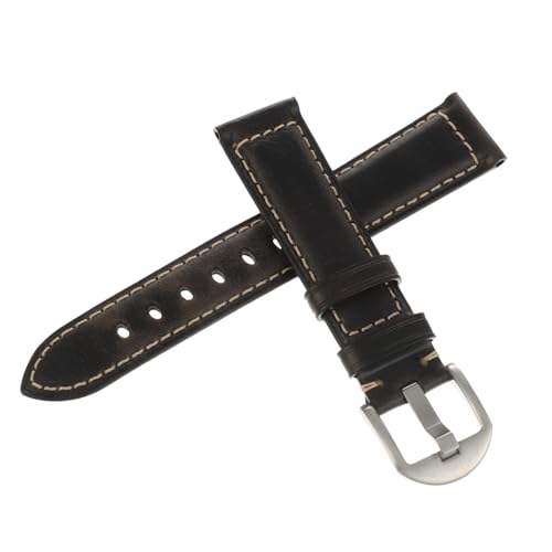 BESTYASH Echtes Cowhide Uhrenarmband Ersatz Watchband für Herren Damen Verstellbar Weiches Armband mit Robustem Stahlverschluss Komfortables Smart Bracelet Zubehör BESTYASH Echtes Cowhide Uhrenarmband Ersatz Watchband für Herren Damen Verstellbar Weiches Armband mit Robustem Stahlverschluss Komfortables Smart Bracelet Zubehör von BESTYASH