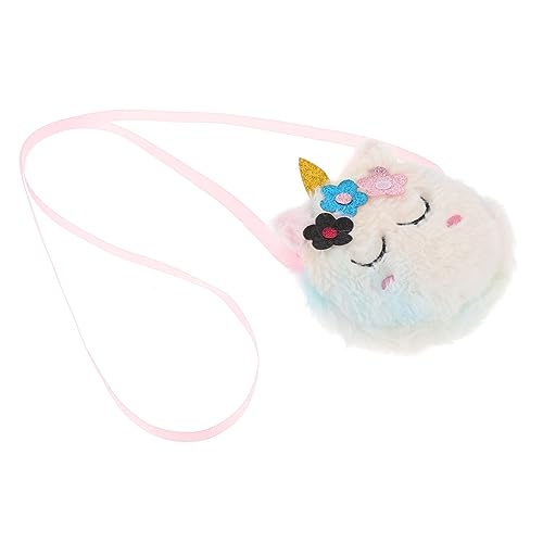 BESTYASH Einhorn Umhängetasche Kosmetiktasche umhängetasche geldbörse umhängetasche Party Damen Lagerung One-Shoulder-Tasche Aufbewahrungstasche Plüsch Colorful von BESTYASH