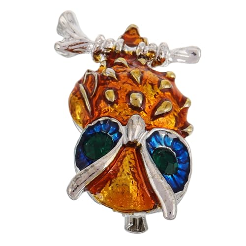 BESTYASH Einzigartige Eulenbrosche aus Langlebiger Zinklegierung Auffällige Schmucknadel für Damen und Herren Stilvolles Accessoire für Kleidung Anzüge Jacken als Geschenk für Familie und BESTYASH Einzigartige Eulenbrosche aus Langlebiger Zinklegierung Auffällige Schmucknadel für Damen und Herren Stilvolles Accessoire für Kleidung Anzüge Jacken als Geschenk für Familie und von BESTYASH