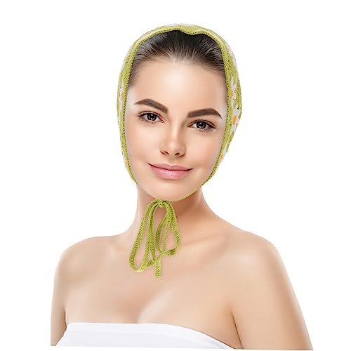 BESTYASH Elastisches Blumen Haarband aus Atmungsaktivem Baumwollstoff Modisches Stirnband für Damen Vielseitiger Haarschmuck für Alltag und Besondere Anlässe Grün Leicht und Komfortabel von BESTYASH