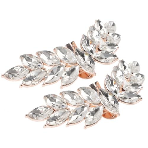 BESTYASH Elegante Flügel Schuhclips mit Kristallverzierung Abnehmbare Damenschuh ornamente Geeignet für High Heels Sandalen Stiefel Vielseitige Schuhdekoration für Hochzeit und Alltag von BESTYASH