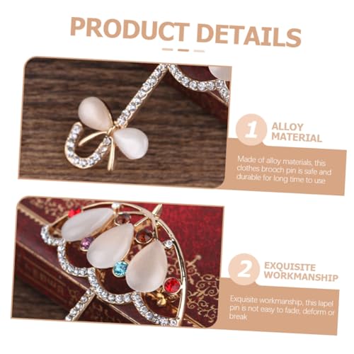 BESTYASH Elegante Regenschirm brosche mit Farbigen Strasssteinen Metall anstecknadel für Kleidung Anzug revers Taschen und Hüte Modischer Damen lapel pin für Vielseitige Zufällige Farbe von BESTYASH