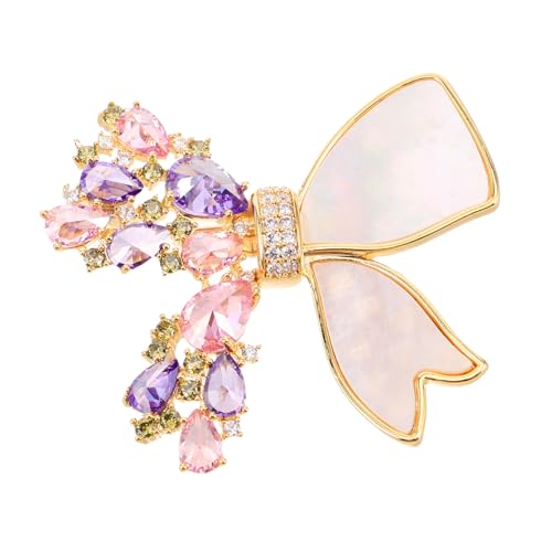 BESTYASH Elegante Schmetterlings-brosche mit Funkelnden Glitzer-rhinestones Zierliche Anstecknadel für Damenjacken Kleider und Taschen Modisches Schmuck-accessoire Geschenk zu Geburtstag von BESTYASH