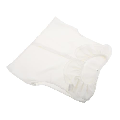 BESTYASH Europäischer Stil Damen Fake Kragen Rüschen Abnehmbar Blusenkragen Ärmellos Weiß Vielseitiges Oberteil Modischer Krageneinsatz für Looks von BESTYASH