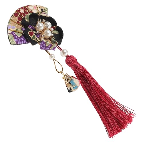 BESTYASH Fächerkopfschmuck im japanischen Stil hübsche Haarspangen Styling Damen retro bescherung weihnachten präsente weihnachten japanische Fan-Haarspange japanische Fan-Haarnadel Metall von BESTYASH