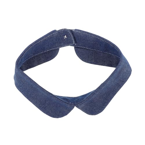 BESTYASH Abnehmbarer Fake Kragen Aus Denim Dekorativer Blusenkragen Für Damen Vielseitig Einsetzbar Mit Pullovern Und Blusen Elegantes Accessoire Für Jeden Anlass Modisches Design von BESTYASH
