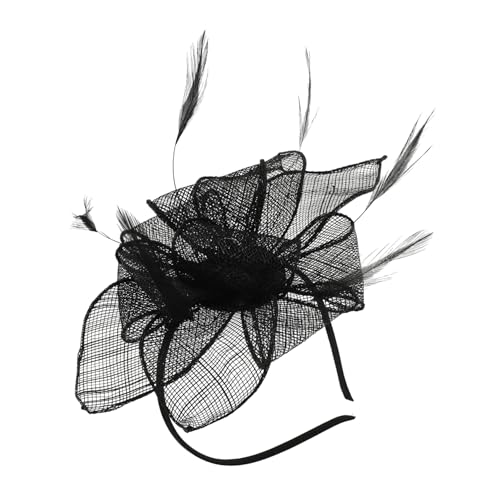 BESTYASH Fascinator Haarband Damen Für Hochzeiten Tea Parties Cocktail-events Elegantes Vintage-design Mit Federn Vielseitig Einsetzbar Für Besondere Anlässe von BESTYASH