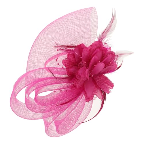BESTYASH Fascinator Haarband Für Hochzeits Und Teeparty-kopfbedeckung Mit Und Netz Vintage Haarschmuck Für Besondere Anlässe von BESTYASH
