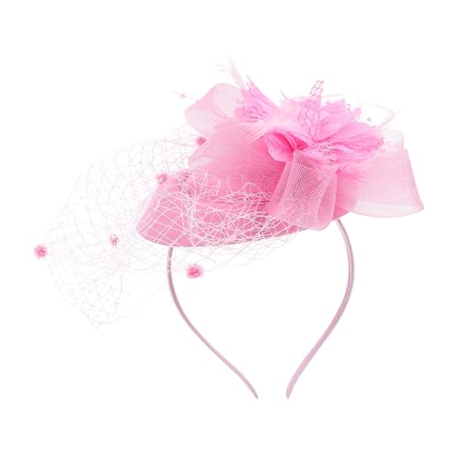 BESTYASH Faszinator Clip Mesh Haarspange Kopfbedeckung Für Hochzeit Bankett Party Vintage Stil Haarschmuck Für Damen von BESTYASH