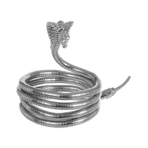 BESTYASH Flexibles Biegsames Schlangenkette Schmuckstück aus Legierung Verstellbar als Halskette oder Armband Einzigartiges Design für Halloween und Gotischen Stil Eleganter Armschmuck für von BESTYASH
