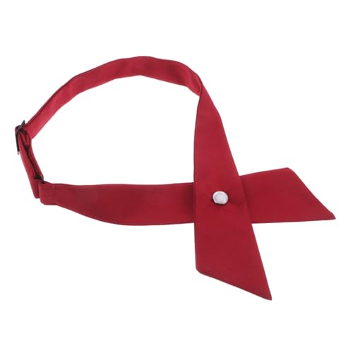 BESTYASH Fliegekrawatte Und Desktop-dekoration Krippenzubehör Romantische Dekoration Modische Fliege Kleidung Fliege Hochzeitsdekoration Key Stand Anhänger Junge Fliege Rot Polyester von BESTYASH