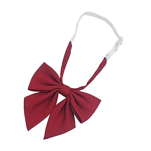 BESTYASH Bow Tie Damen Verstellbar Vorgebundene Fliege Für Hochzeiten Und Partys Elegante Schleife Mit Rotem Federdesign Für Abschlussfeiern Und Festliche Anlässe von BESTYASH