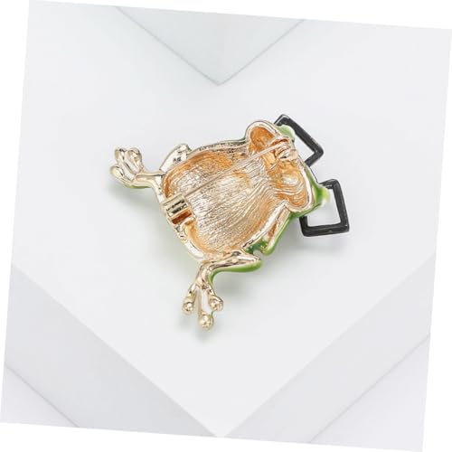 BESTYASH Frosch Brosche Metall Pin Kreative Dekorative Anstecknadel für Kleidung Frauen Schmuck Mode Accessoire für Hut Schal Rucksack Kleidung von BESTYASH