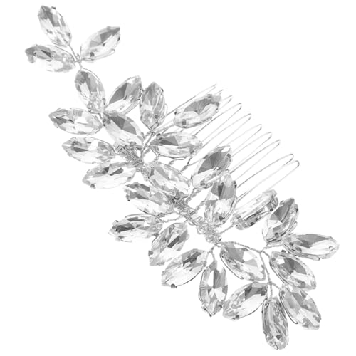 BESTYASH Hochzeits Haarkamm Mit Strass Für Frauen Eleganter Brautschmuck Dekorativer Haaraccessoire Für Hochzeiten Partys Und Besondere Anlässe Glänzende Rhinestone Haarklammer von BESTYASH