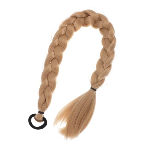 BESTYASH Geflochtene Haarverlängerung Für Pferdeschwanz Synthetische Haarteile Mit Haargummi Gefälschter Geflochtener Pferdeschwanz Für Frauen Und Mädchen Haarstyling-accessoire von BESTYASH