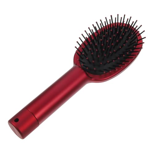 BESTYASH Geheime Tragbare Aufbewahrungsbox mit Hohlkammbürste Multifunktionale Schmuck und Haarzubehör Organizerbox Kompakt Rot für Damen und Herren für Reisen und Alltag von BESTYASH