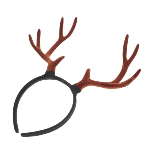 BESTYASH Geweih Rentier Stirnband Haarreif Kopfband Weihnachts Halloween Party Kostüm Accessoire Für Erwachsene Mit Realistischem Design von BESTYASH