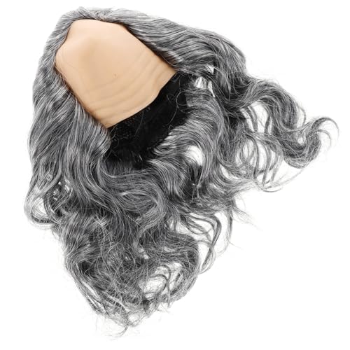 BESTYASH Graue Glatzkopf-perücke Für Halloween Und Cosplay Realistische Hautfreundliche Kostümperücke Als Party-zubehör Für Verschiedene Anlässe Bequem Und Pflegeleicht von BESTYASH