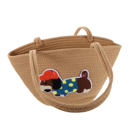 BESTYASH Strandtasche Für Damen Aus Baumwollseil Große Kapazität Sling-strandtasche Als Schultertasche Und Urlaubs-umhängetasche Lässige Tragetasche Für Einkaufen Und Reisen von BESTYASH