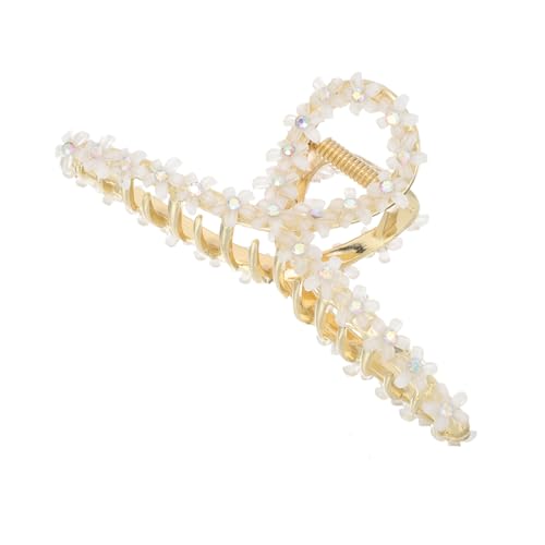 BESTYASH Großer Haarklammer Metall Haarspange mit Funkelnden Strasssteinen Robust und Flexibel für Dickes Haar Rutschfestes Styling tool für Damen und Teenager Eleganter Haarschmuck für von BESTYASH